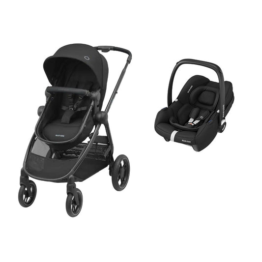 Duo Zelia 3 + Cabriofix I-Size Essential Black Maxi-Cosi