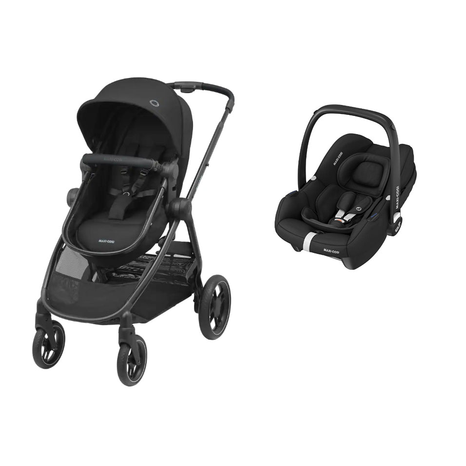 [DUO] Zelia 3 + CabrioFix i-Size Essential Black Maxi Cosi
