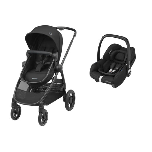 [DUO] Zelia 3 + CabrioFix i-Size Essential Black Maxi Cosi