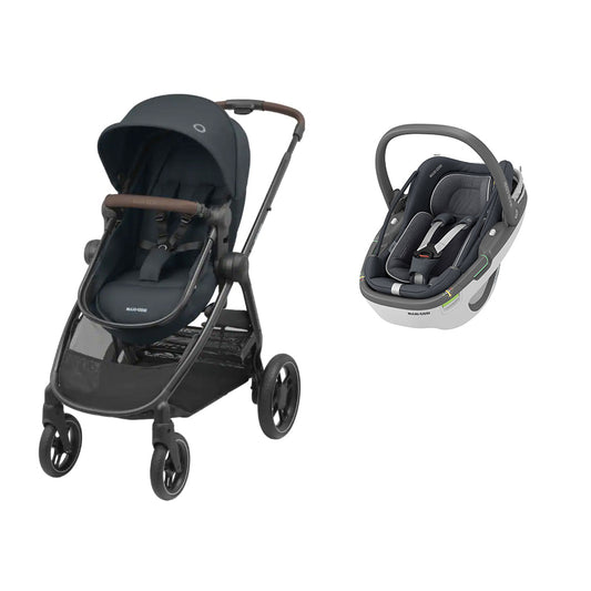 [DUO] Zelia 3 + Coral 360 Essential Graphite Maxi Cosi