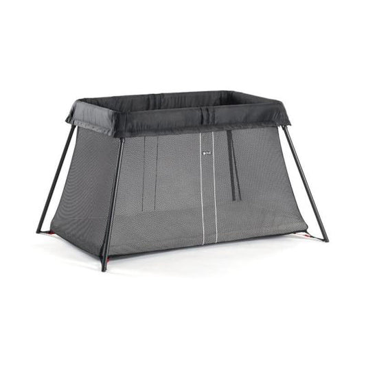 Travel Cot Light Mesh - Black [40280]