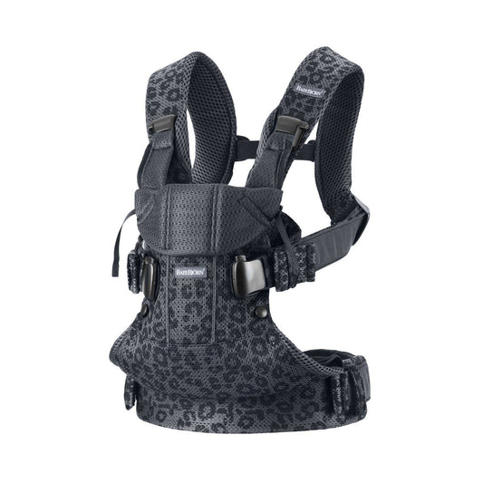 Baby carrier One 3D Mesh Air - Anthracite/Leopard [98078]