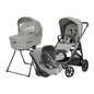 Trio Aptica Darwin Sistema Quattro SATIN GREY Inglesina