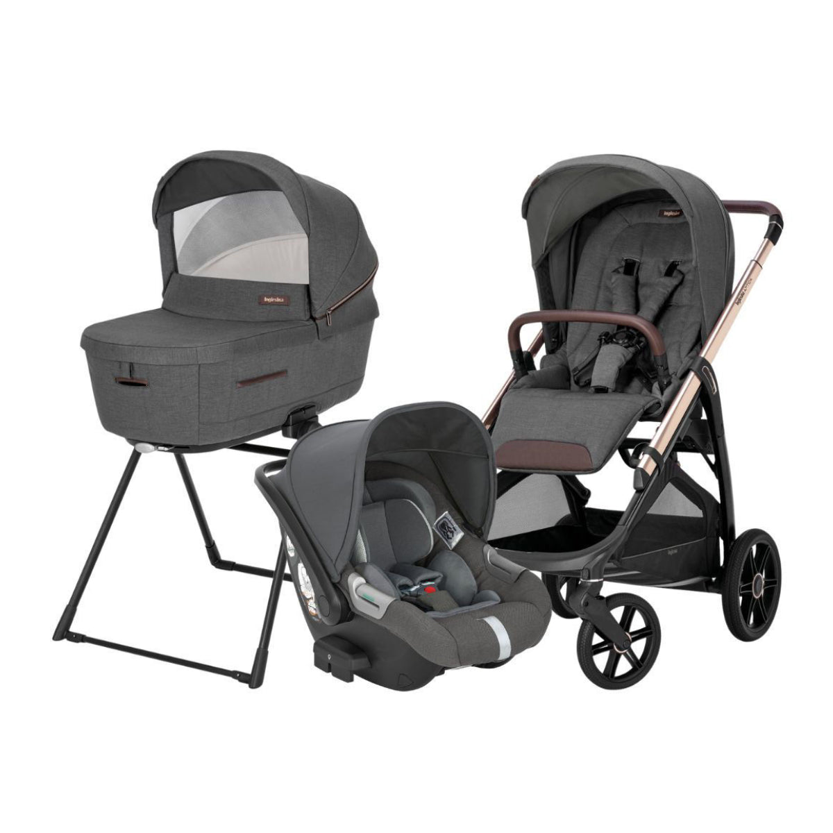 [TRIO] Aptica Darwin Sistema Quattro VELVET GREY Inglesina
