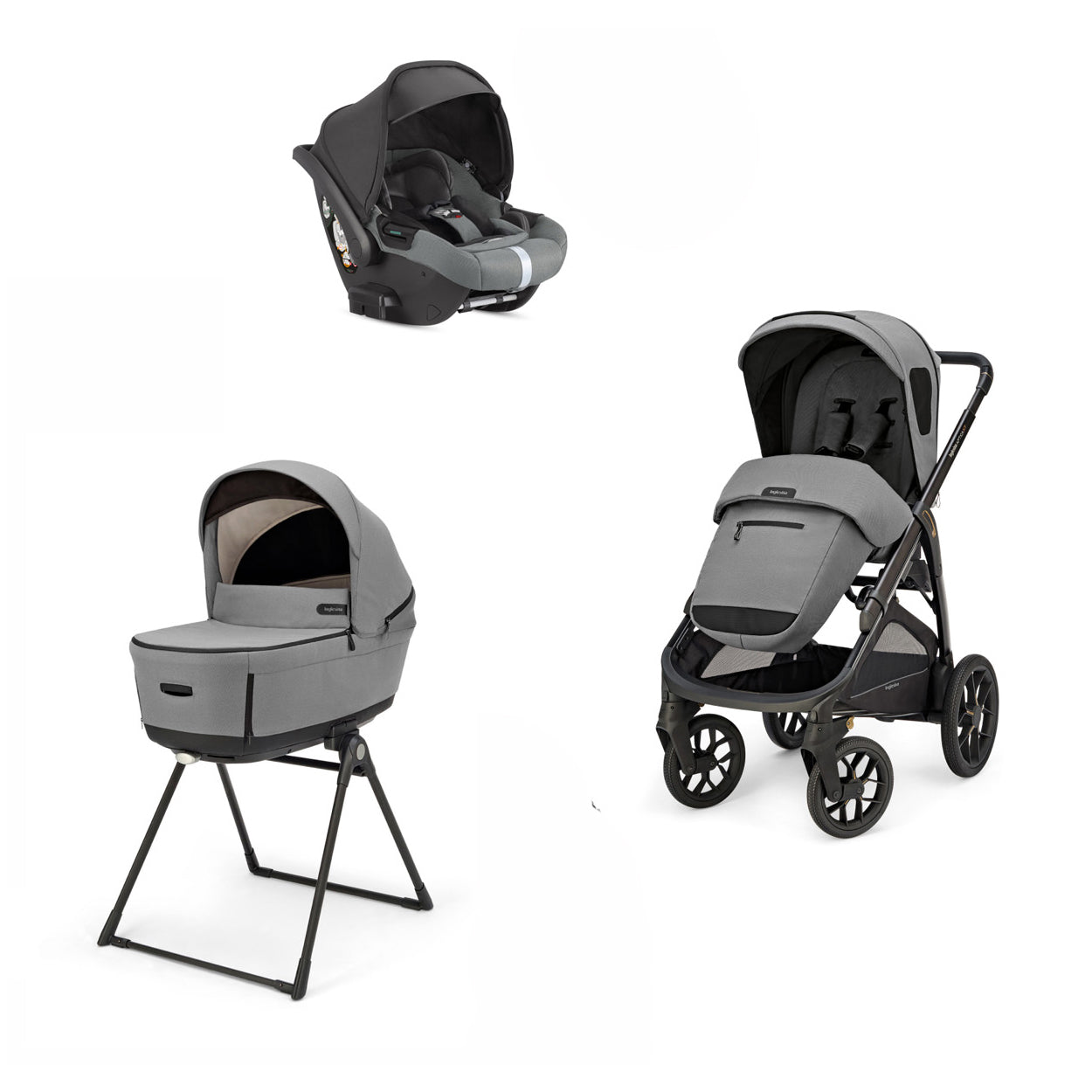 Inglesina Trio Aptica XT Darwin Recline - Sistema Quattro CANYON GREY