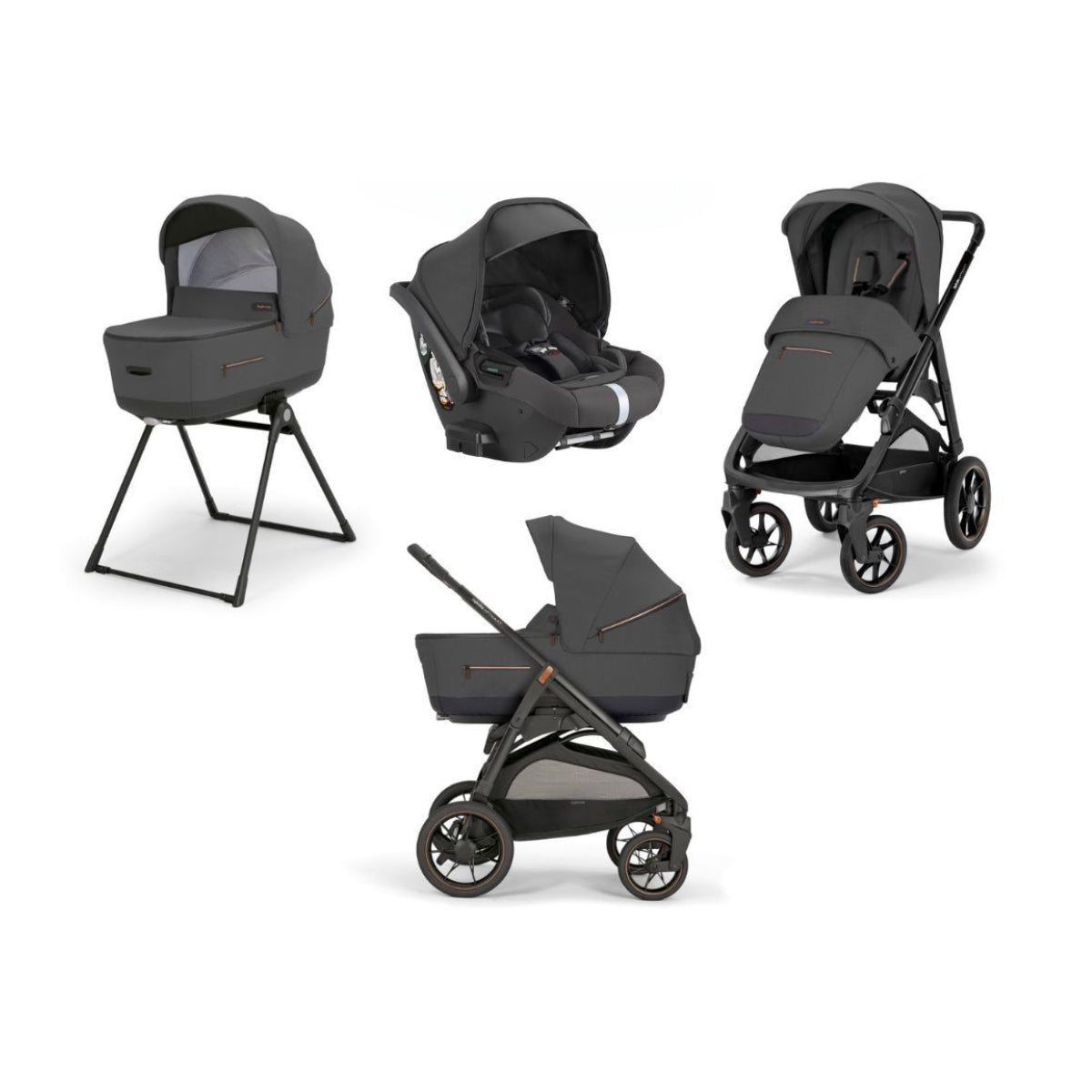 Trio Aptica XT Darwin Recline - Sistema Quattro MAGNET GREY Inglesina