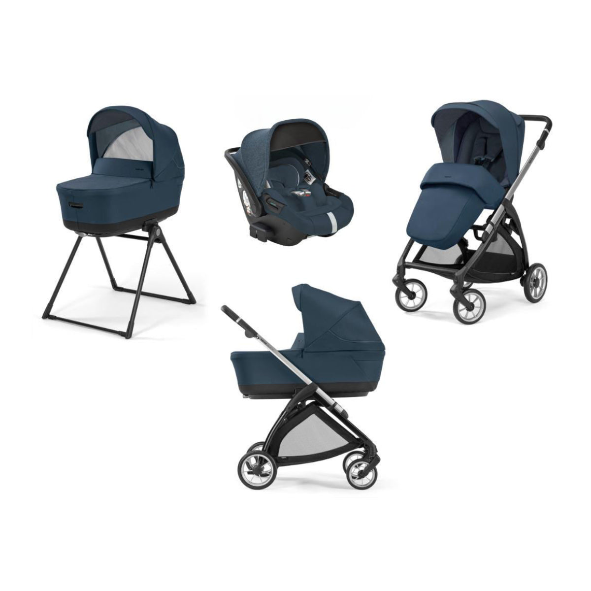 Trio Electa Darwin Recline - Sistema Quattro HUDSON BLUE Inglesina