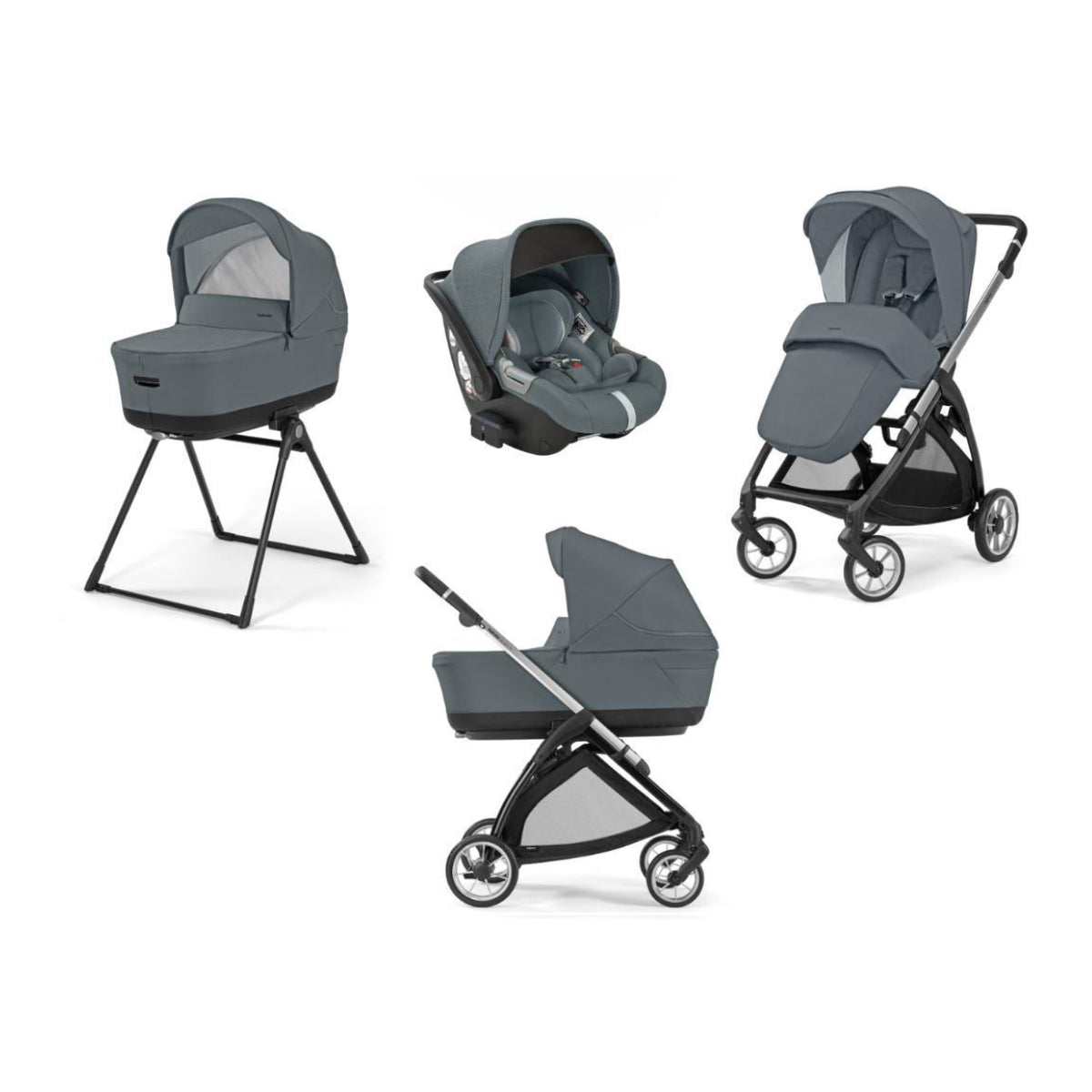 Trio Electa Darwin Sistema Quattro UNION GREY Inglesina