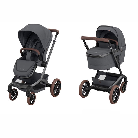 Duo Fame + carrycot Twillic Graphite Maxi Cosi