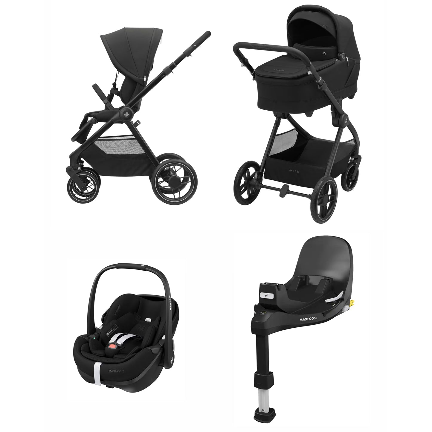 Trio Oxford Plus Twillic Black Maxi Cosi