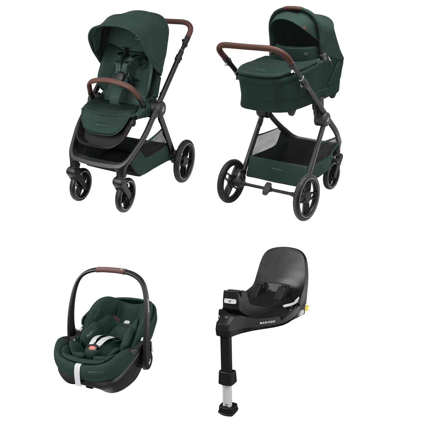 Trio Oxford Plus Twillic Green Maxi Cosi