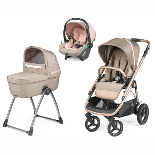 Trio Veloce TC + Culla Belvedere + Primo Viaggio Lounge MON AMOUR Peg-Perego