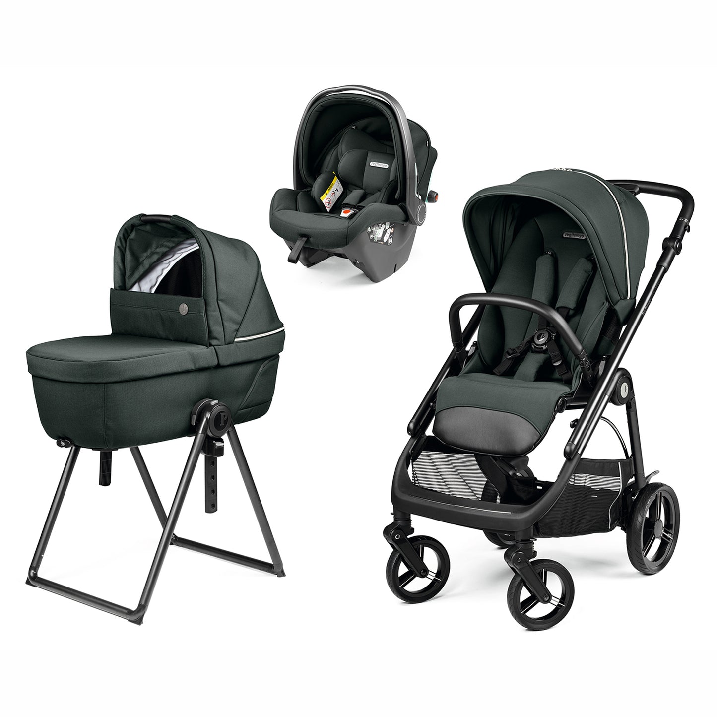 Trio Veloce + Culla Belvedere + Primo Viaggio SLK METAL Peg Perego