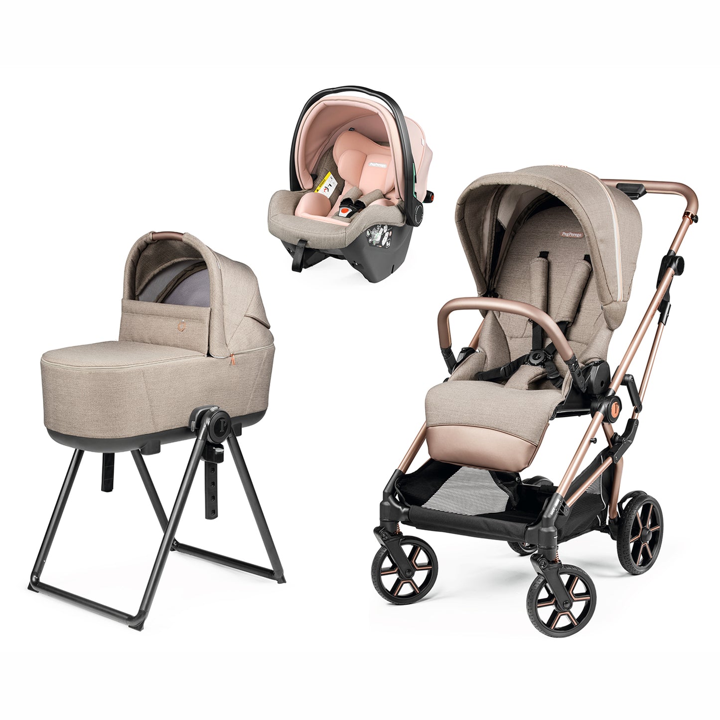 Trio Vivace + Culla Belvedere + Primo Viaggio SLK MON AMOUR Peg Perego