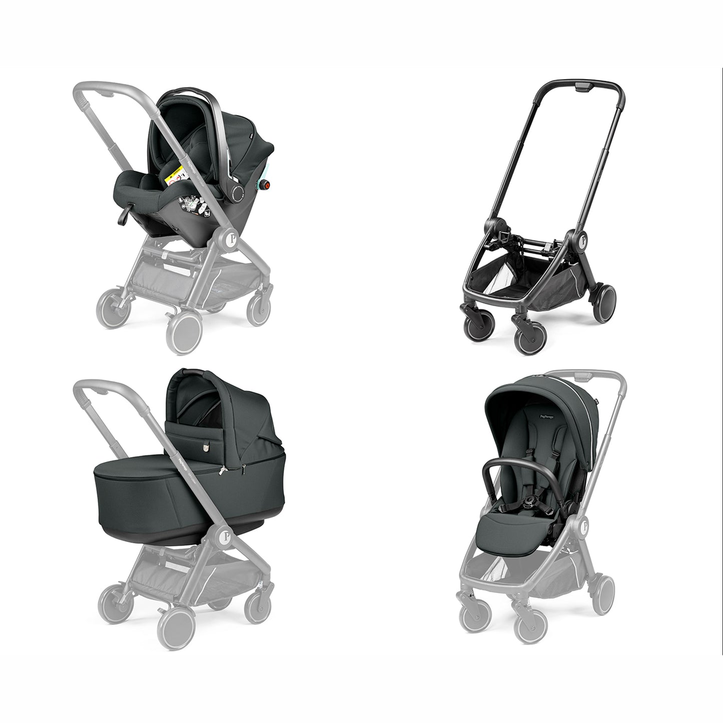 Trio City Loop + Pop Up Bassinet + Primo Viaggio SLK METAL Peg Perego