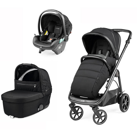 TRIO Veloce + Culla Belvedere + Primo Viaggio Lounge LICORICE Peg Perego