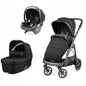 TRIO Veloce + Culla Belvedere + Primo Viaggio Lounge LICORICE Peg Perego