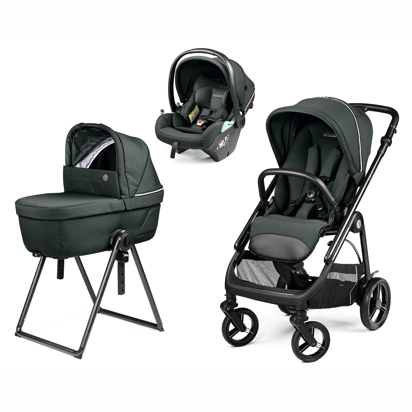 Trio Veloce + Culla Belvedere + Primo Viaggio Lounge METAL Peg Perego