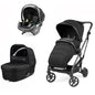 [TRIO] Vivace + Culla Belvedere + Primo Viaggio Lounge LICORICE Peg Perego