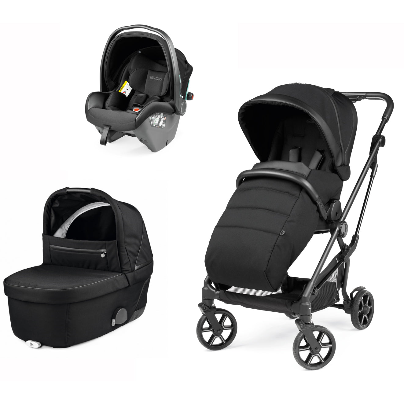 [TRIO] Vivace + Culla Belvedere + Primo Viaggio SLK LICORICE Peg Perego
