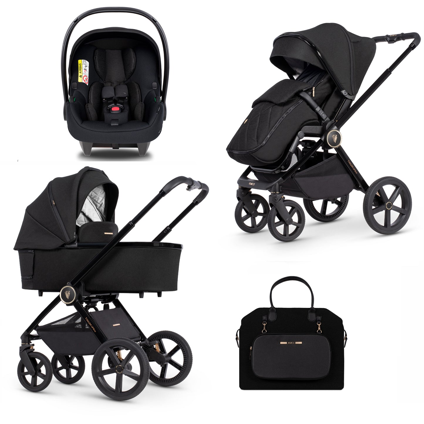 [TRIO] Tinum Upline All Black  Venicci